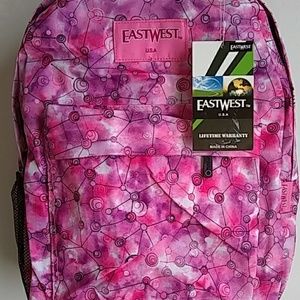 Girls Pink School Backpack with Water Pocket